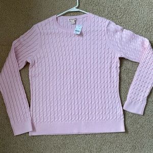 Brooks Brothers pink sweater